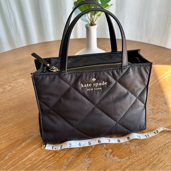 Kate Spade Quilted Black Tote - Picture 9 of 11